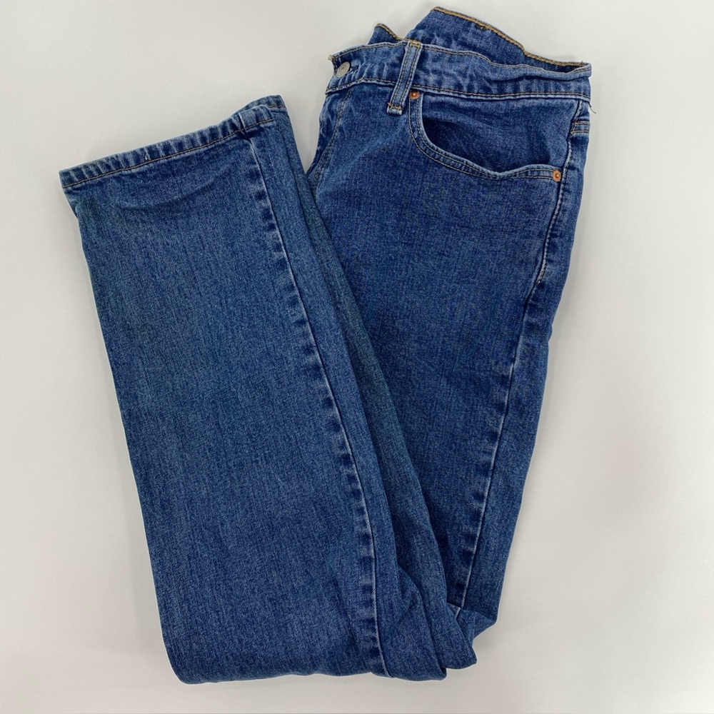 Levis 514 Jeans Mens Tag 38x34‎ Actual 37x31.5 Blue Straight Stretch Everyday